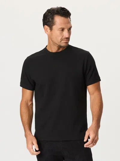 Robert Graham Baslow Short Sleeve Knit T-shirt In Black