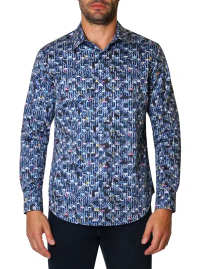 Robert Graham Bates Long Sleeve Shirt In Multi