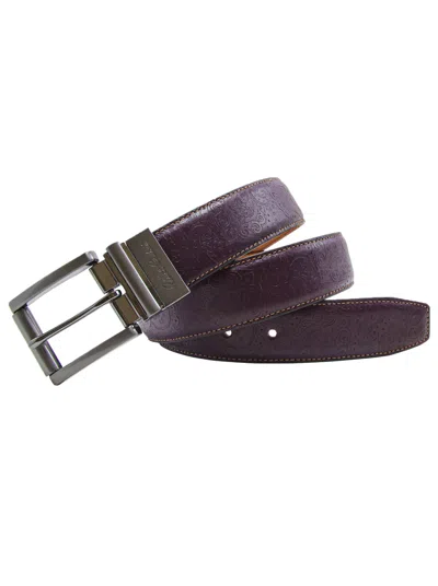 Robert Graham Battle Mars Reversible Belt In Metallic