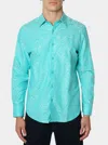 Robert Graham Bayview Long Sleeve Button Down Shirt In Seafoam
