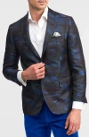 Robert Graham Beardall Blazer In Blue Multi