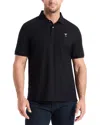 Robert Graham Belvar Short Sleeve Knit Polo Shirt In Black