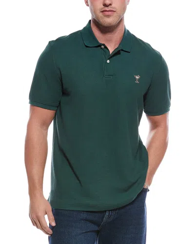 Robert Graham Belvar Short Sleeve Knit Polo Shirt In Green