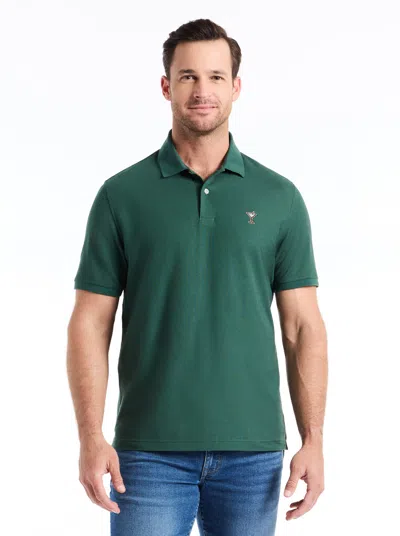 Robert Graham Belvar Short Sleeve Polo In Green