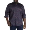 Robert Graham Big & Tall Andson Sport Shirt In Navy