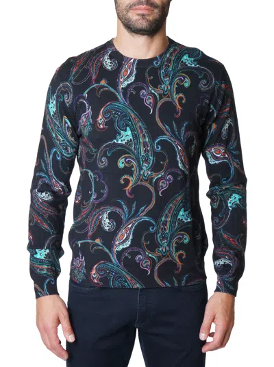 Robert Graham Blutto Ii Long Sleeve Knit Sweater In Multi