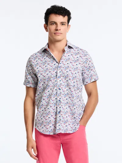 Robert Graham Board Bash Short Sleeve Button Down Shirt Big In Multi