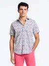 Robert Graham Board Bash Short Sleeve Button Down Shirt In Blue