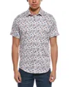Robert Graham Board Bash Woven Shirt In Blue