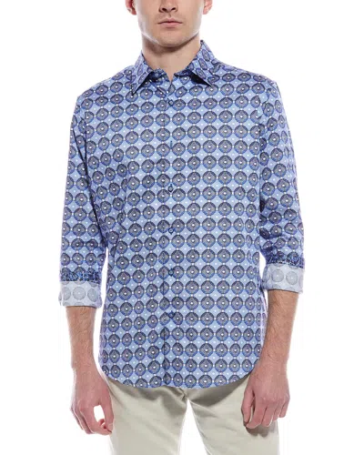 Robert Graham Bradshaw Classic Fit Shirt In Blue