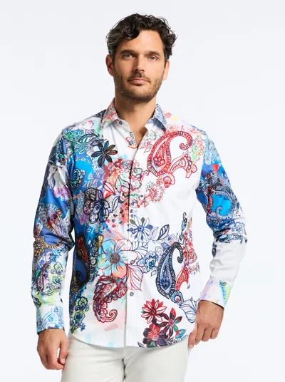 Robert Graham Branca Long Sleeve Button Down Shirt In Multi