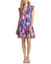 Robert Graham Savannah Floral-print Flounce Ruffle Mini Dress