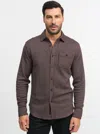 Robert Graham Bressett Long Sleeve Knit Top In Dark Red