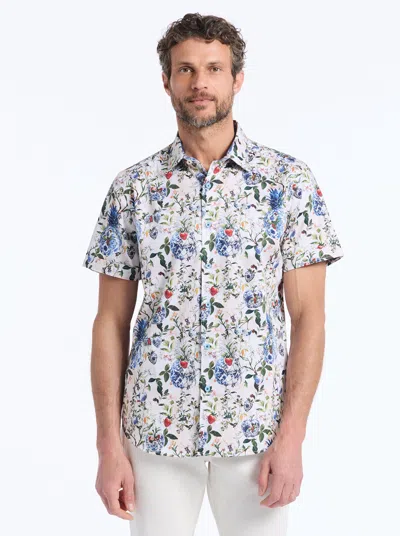 Robert Graham Briarcliff Short Sleeve Button Down Shirt In Multi