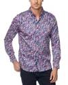 Robert Graham Brighton Long Sleeve Button Down Shirt In Multi