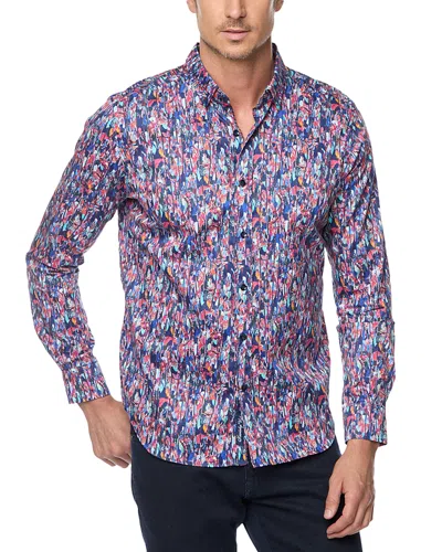 Robert Graham Brighton Long Sleeve Button Down Shirt In Blue Multi