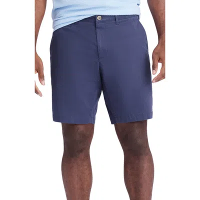Robert Graham Brightside Flat Front Stretch Cotton Chino Shorts In Blue