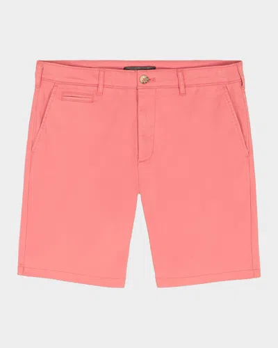 Robert Graham Brightside Stretch-cotton Shorts In Pink