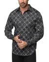 Robert Graham Buena Vista Long Sleeve Button Down Shirt In Black