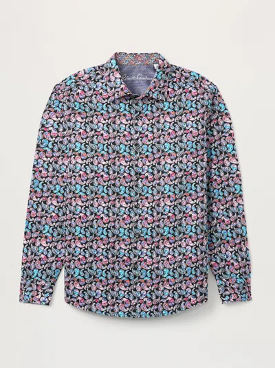 Robert Graham Burwood Long Sleeve Button Down Shirt In Multi