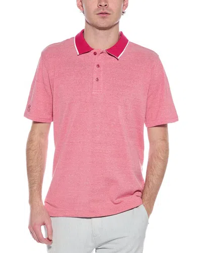 Robert Graham Calmer Classic Fit Polo Shirt In Pink