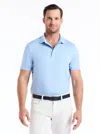 Robert Graham Canto Short Sleeve Polo In Blue