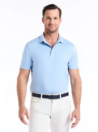 Robert Graham Canto Short Sleeve Polo In Blue