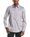 Robert Graham Caracas Classic Fit Woven Shirt In White