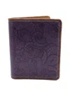 Robert Graham Carillo Trifold Wallet In Purple