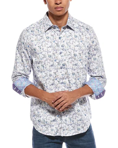Robert Graham Carmo Classic Fit Woven Shirt In Blue