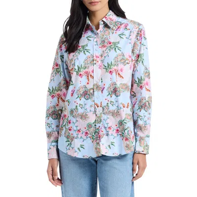 Robert Graham Carrie Long Sleeve Woven Shirt In Multi