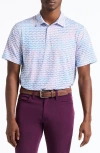 Robert Graham Cart Cruisn' Short Sleeve Performance Polo In White