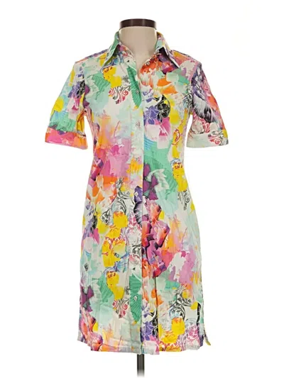 Pre-owned Robert Graham Casual Dress In Orange