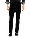 Robert Graham Celestial Straight Fit Velvet Pants In Black