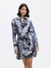 Robert Graham Charlotte Long Sleeve Dress In Black