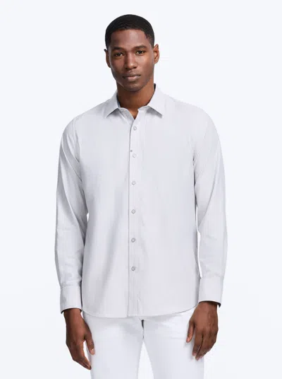 Robert Graham Charlton Long Sleeve Button Down Shirt In White