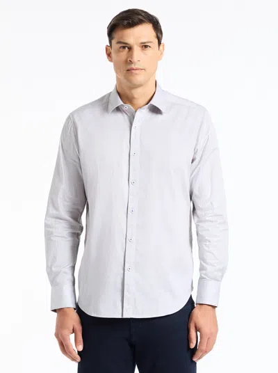 Robert Graham Chase Long Sleeve Button Down Shirt In White
