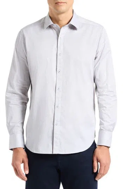 Robert Graham Chase Long Sleeve Button-up Shirt In Gray