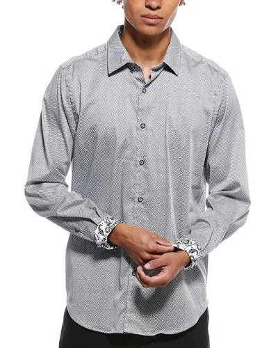 Robert Graham Cheslyn Woven Shirt In Gray