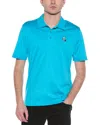 Robert Graham The Player Solid Cotton Jersey Polo In Blue