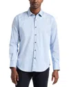Robert Graham Clayton Geo Print Stretch Cotton Button-up Shirt In Blue