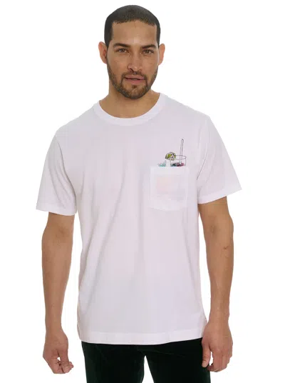 Robert Graham Cocktail Splash T-shirt In White