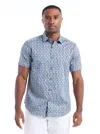 Robert Graham Codnor Short Sleeve Button Downshirt In Multi