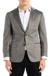 Robert Graham Colden Grey Velvet Houndstooth Sport Coat In Gray