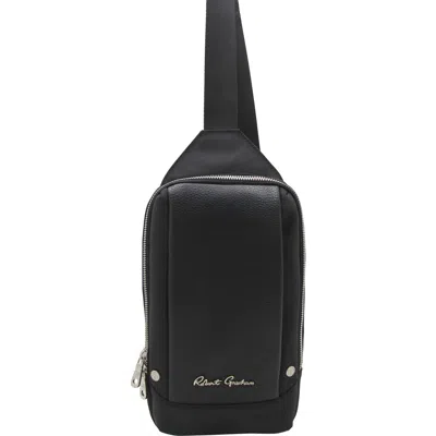 Robert Graham Cole Canvas Sling Bag In Black