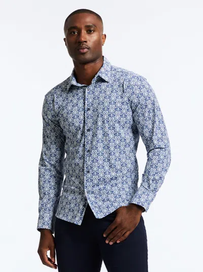 Robert Graham Comoros Long Sleeve Button Down Shirt In Blue