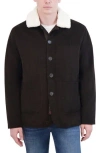 Robert Graham Corduroy Quilt Lined Barn Jacket In Brown