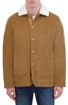 Robert Graham Corduroy Quilt Lined Barn Jacket In Camel