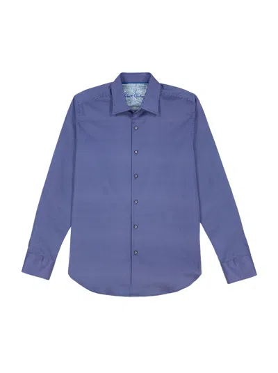 Robert Graham Cortland Long Sleeve Button Down Shirt In Blue
