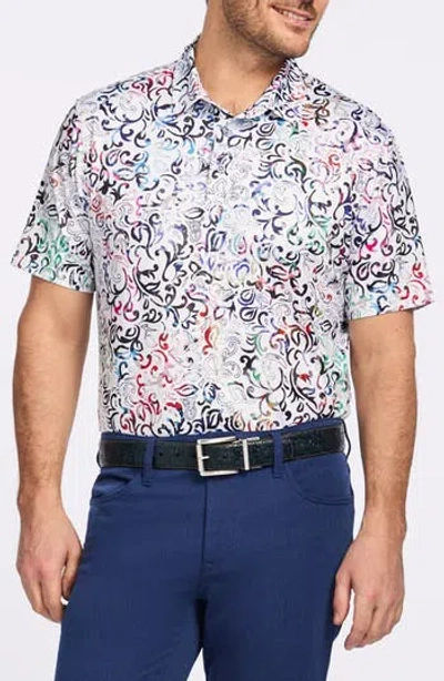 Robert Graham Craig Knit Polo In Multi